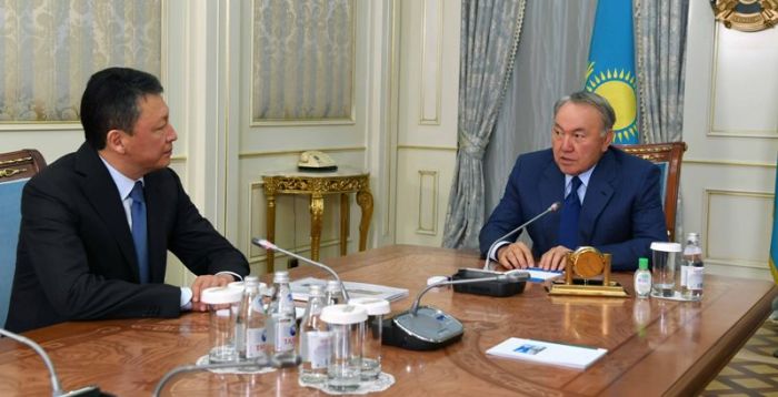 Назарбаев встретился с Кулибаевым 