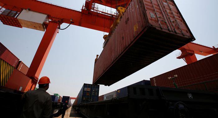 Новый контейнерный сервис запустили Назарбаев и Си Цзиньпин из Астаны 