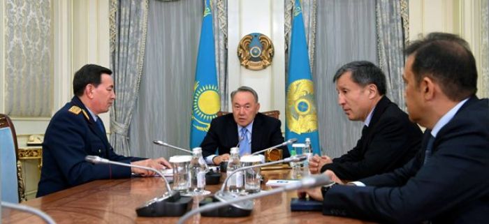 Нурсултан Назарбаев поблагодарил всех сотрудников правоохранительных органов 