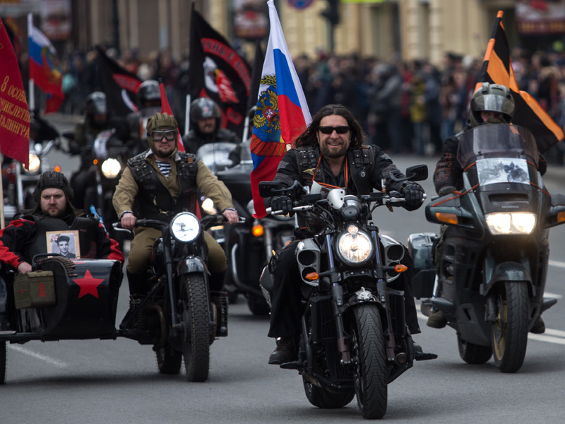 Saint Petersburg Russia Biker