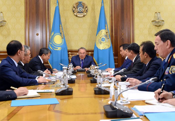 Назарбаев провел совещание по вопросам реформы правоохранительной системы 