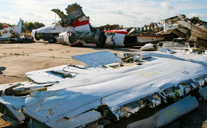 В Польше заявили о следах взрыва на крыле Ту-154 Качиньского