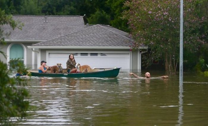 Хьюстон ушел под воду после урагана "Харви"  