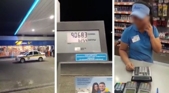 Видео с "заправкой воздухом" на АЗС в Шымкенте прокомментировали в компании 