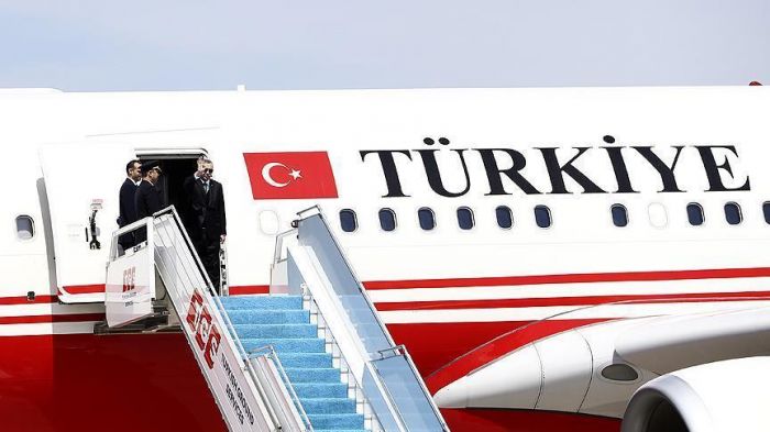 Президент Турции прибыл в Казахстан 