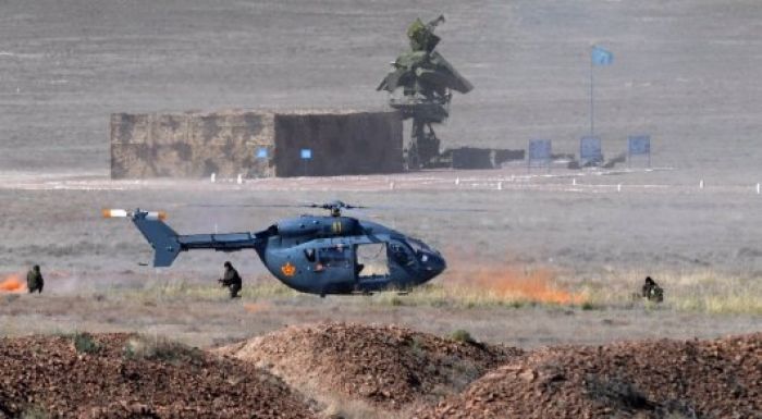 Активная фаза учений Объединенной системы ПВО СНГ прошла на "Сарышагане" 