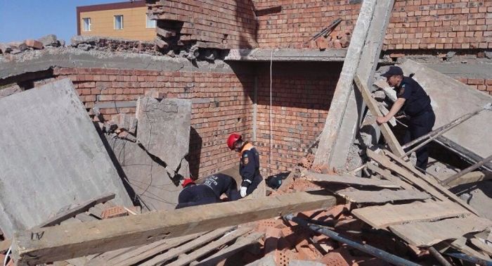 Руководитель строительного объекта в Астане задержан после обрушения 
