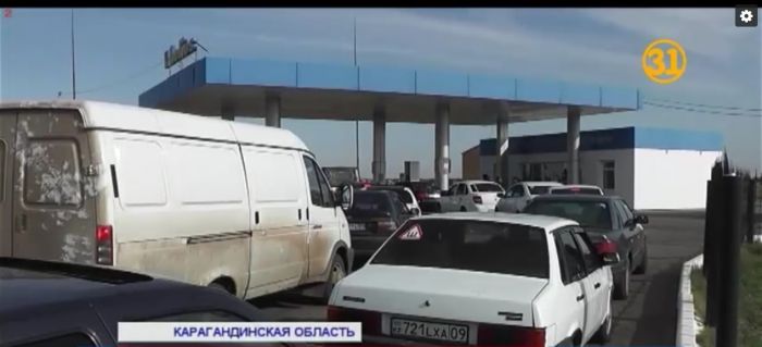 В Карагандинской области дефицит горючего 