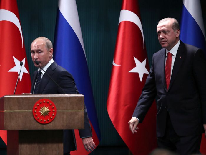 Путин после переговоров с Эрдоганом сообщил о созданных в Сирии условиях для завершения войны 