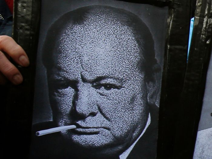 Окурок изо рта Уинстона Черчилля продали на аукционе 
