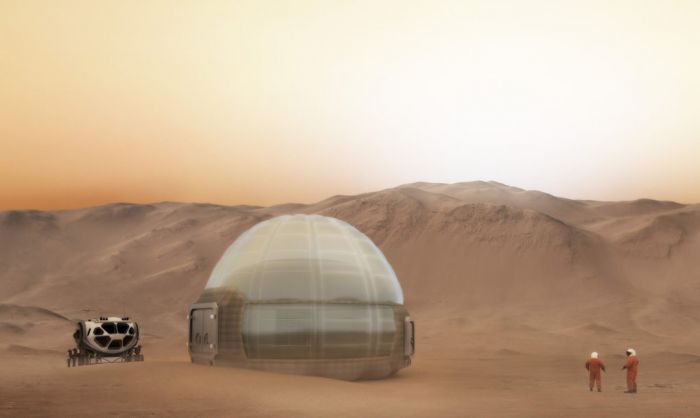 NASA отправит в космос "ледяной дом", в котором планируют поселить астронавтов на Марсе 