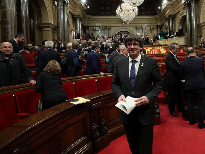 Пучдемон объявил о начале "демократического сопротивления" в Каталонии