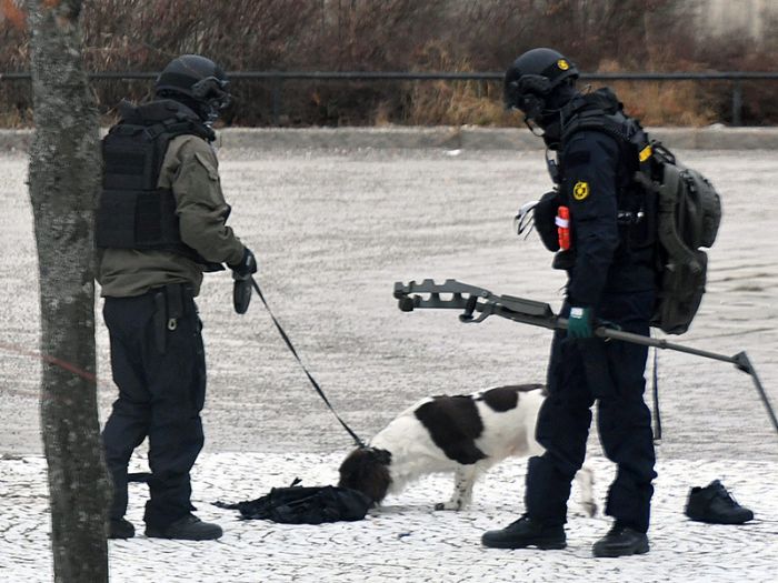 Причиной взрыва у метро в Стокгольме была ручная граната 