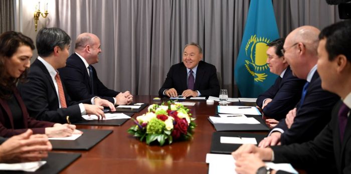 Назарбаев встретился с руководителями ExxonMobil, GoldmanSachs и Nasdaq 