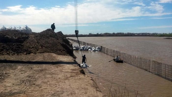 На защите района 