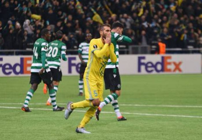 "Астана" упустила победу над "Спортингом" в плей-офф Лиги Европы 