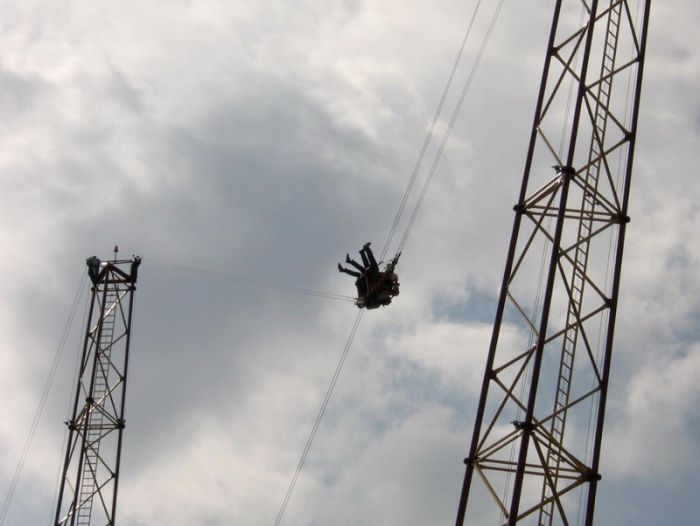 Девушка сорвалась с аттракциона в центральном парке Астаны 