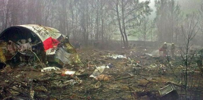 Польские эксперты нашли следы взрывчатки на останках жертвы крушения Ту-154 с Качиньским
