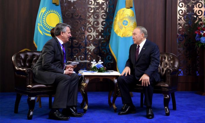 ​Президент встретился с главой «Royal Dutch Shell»​