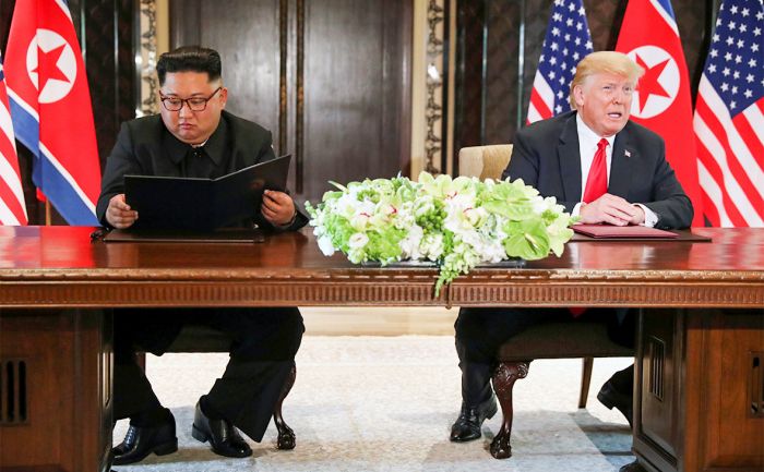 CNN раскрыл содержание подписанного Трампом и Ким Чен Ыном документа 