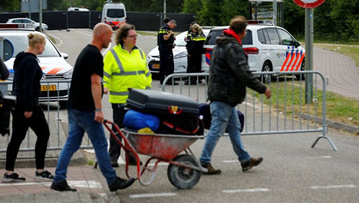 В Нидерландах задержали водителя, наехавшего на посетителей фестиваля 