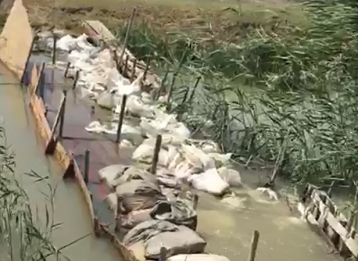 «Плотина» на канале