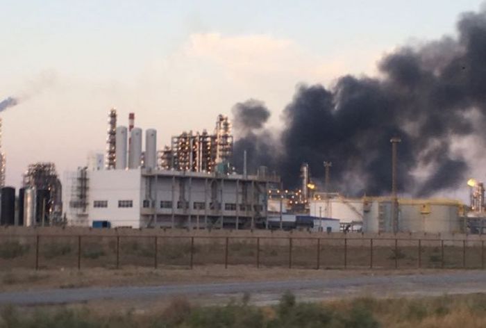 Пожар на АНПЗ: горело на установке АВТ