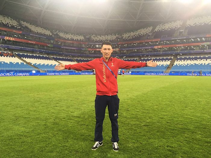 Как работал и болел в Самаре атырауский волонтёр ЧМ