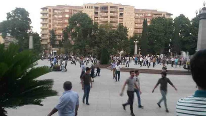В Азербайджане арестованы 9 человек в связи с беспорядками в Гяндже  