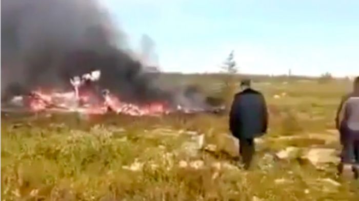 Ми-8 рухнул в Красноярском крае, задев лопастями второй вертолет: 18 погибших