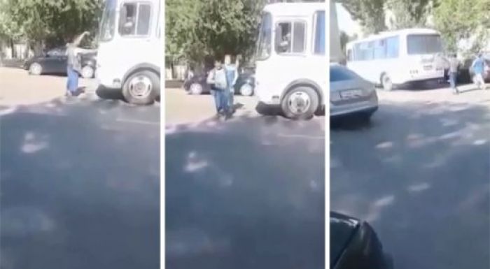 Инвалида-бомжа заставили бежать за автобусом в Уральске 