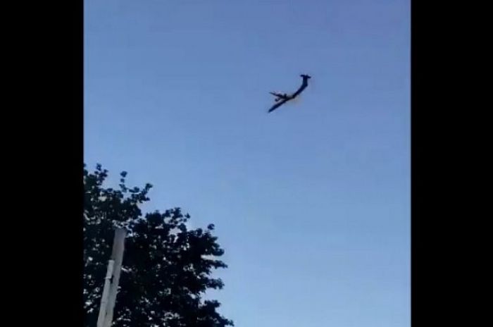 В Сети появилось видео с места крушения угнанного в Сиэтле самолета