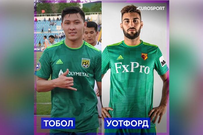 В костанайском «Тоболе» прокомментировали совпадения с формой английского «Уотфорда» 