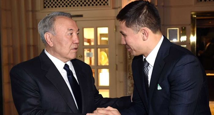 Что пожелал Назарбаев Головкину перед боем с "Канело" 