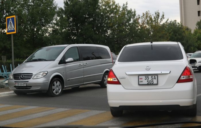 В Атырау много авто из Армении. Но их как бы нет
