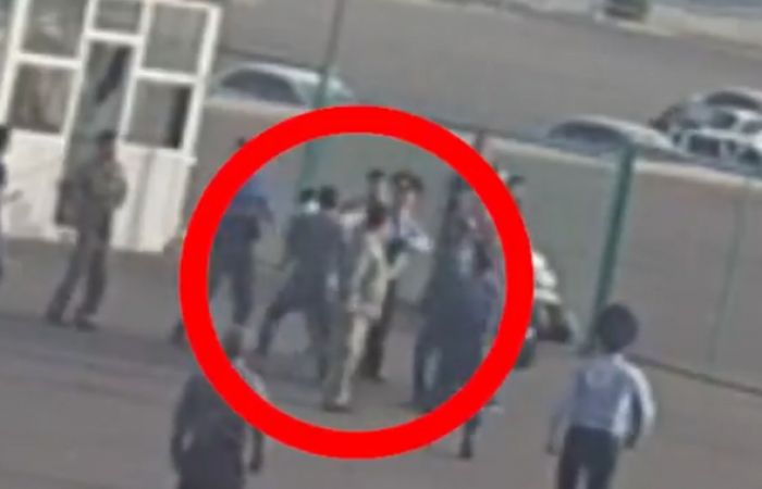 Появилось видео драки с пограничником на "Хоргосе" 