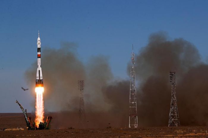 Появилось видео аварийного запуска с космодрома «Байконур» 