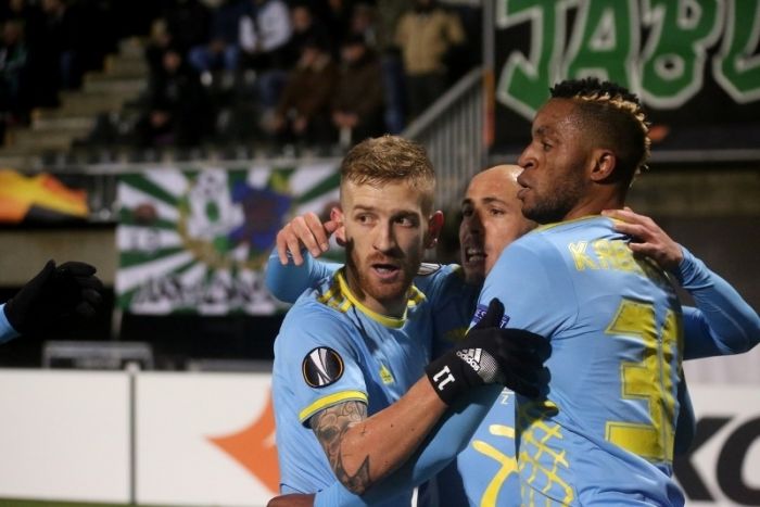 «Астана» в матче группового этапа Лиги Европы в Чехии сыграла вничью 