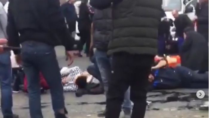 В Сети появилось видео последствий страшного ДТП в Алматинской области