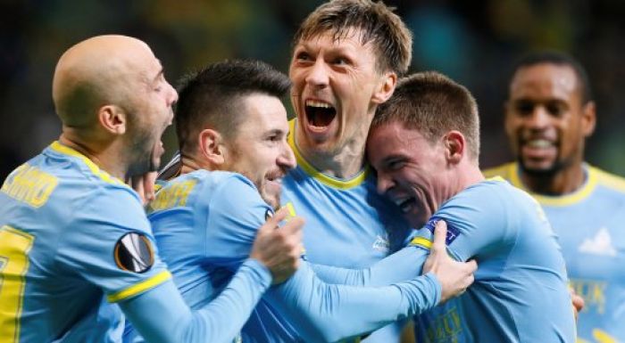 "Астана" на последних минутах вырвала победу в Лиге Европы 