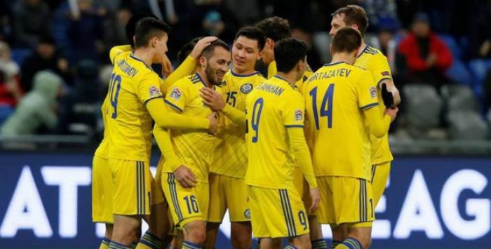 Сборная Казахстана по футболу упустила победу над Латвией в Лиге наций 