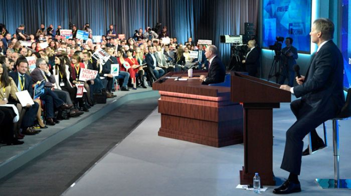 В ответах Путина на большой пресс-конференции насчитали 23 ошибки 