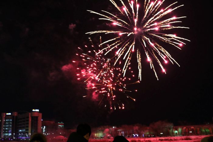 Атырау встретил Новый год