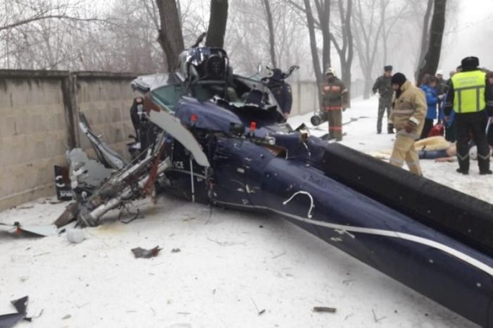 Установлена личность погибшего пилота вертолета в Алматы 