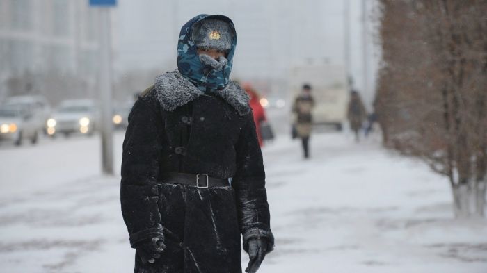 Сегодня ночью Астана и Караганда были одними из самых холодных мест в мире 