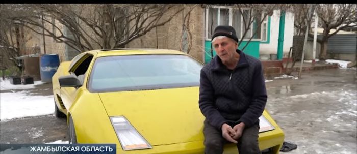 Копию Lamborghini создал житель Жамбылской области 