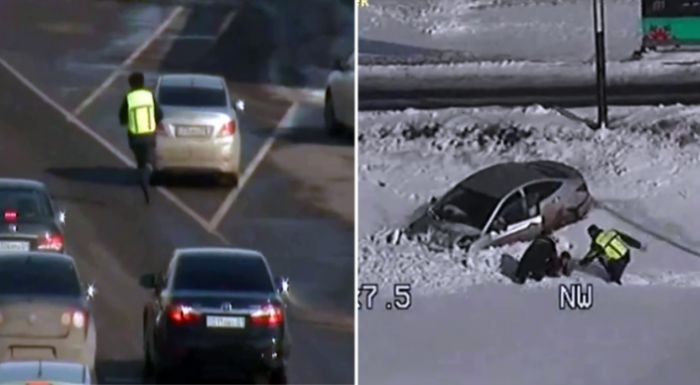 Видео погони в Астане показала полиция
