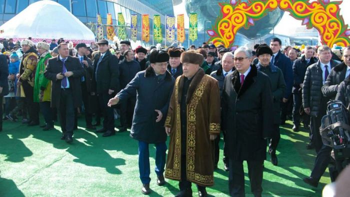 Президент Токаев посетил этноаул на ЭСКПО, где празднуют Наурыз мейрамы 