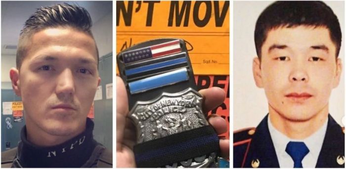 "Лучший коп Нью-Йорка" надел траурную ленту в память о герое-полицейском из Атырау 