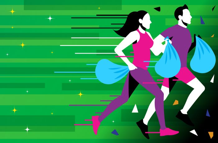 С ветерком и мусорком